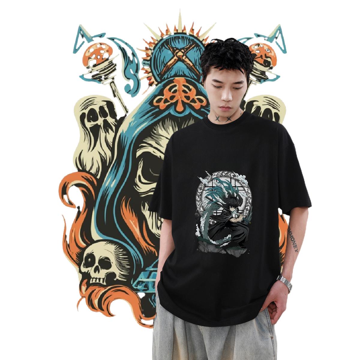 Custom T shirt DIY Logo Daily Wear Men Tees 180g Cotton Designer