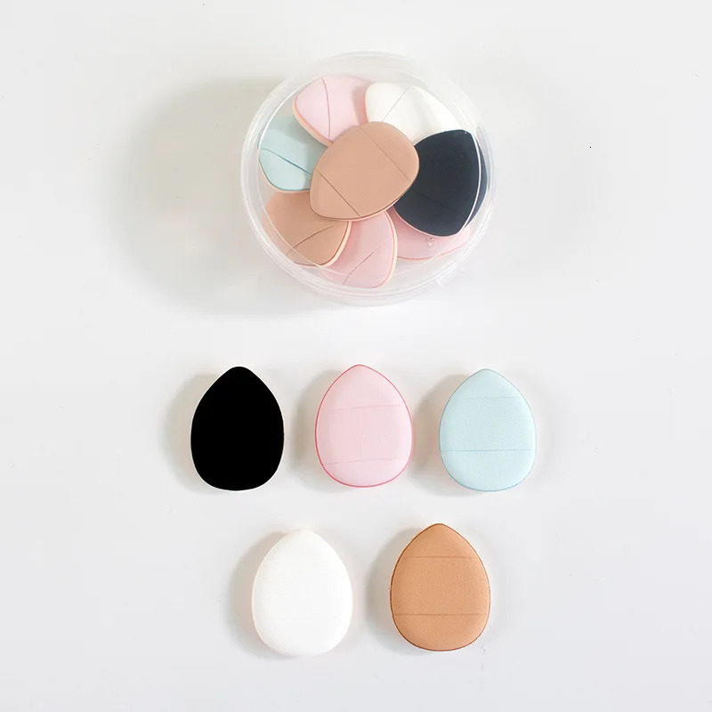5/10 mini finger puff foundation make-up powder detailed makeup sponge face concealer mixed cosmetics accessories makeup tools 240715
