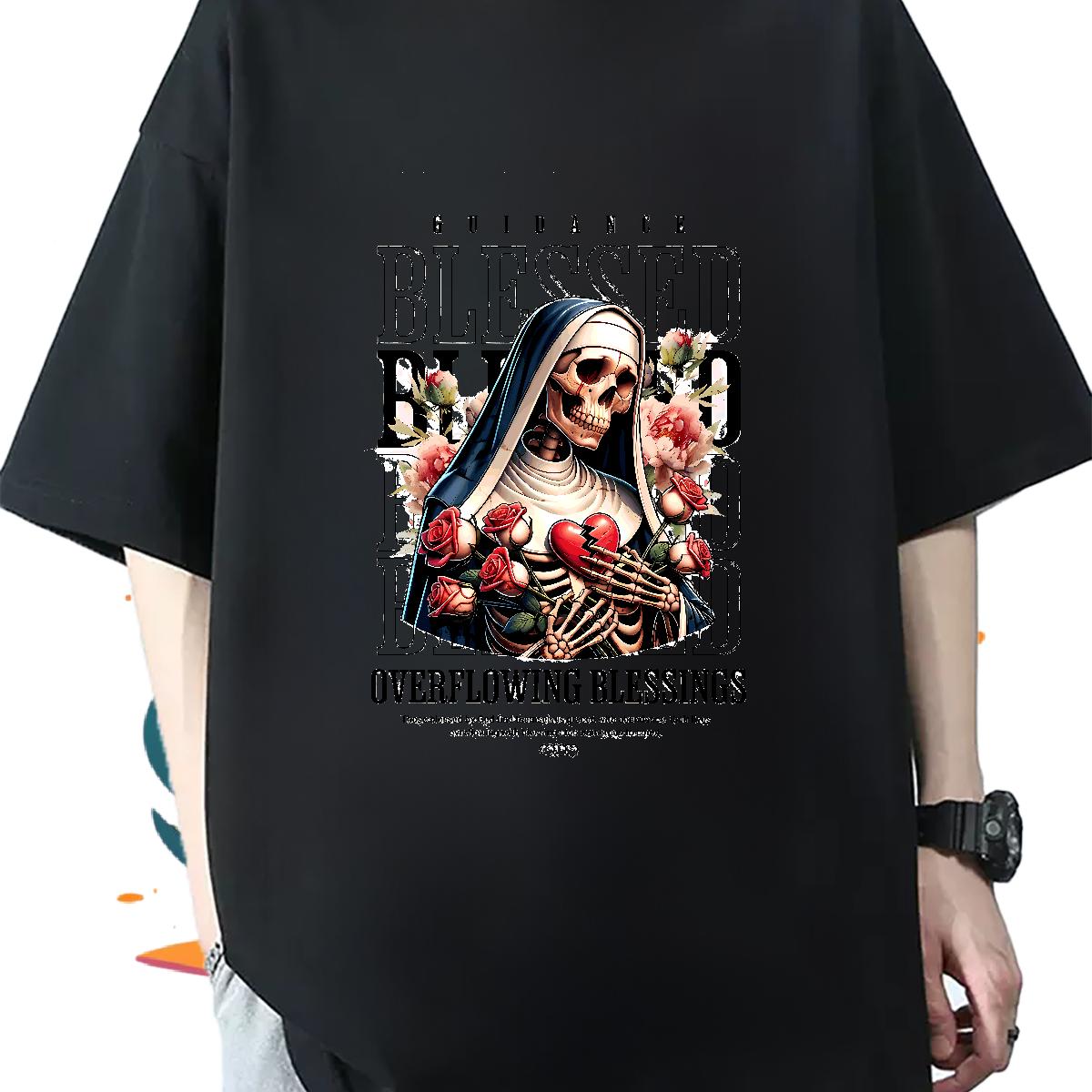 Wholesale T shirt Street Wear Cotton Breathable Men Clothes T-Shirt Fashion Design Custom Print Plus Size Tops