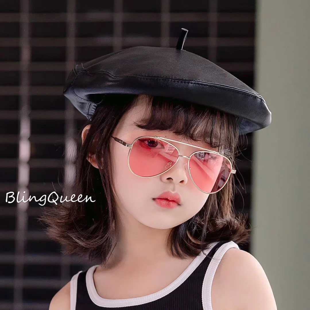 Sunglasses lens fashion toad New childrens polarized metal frame glasses p003 resin lens CHAOTONG Street Photo Sunglasses