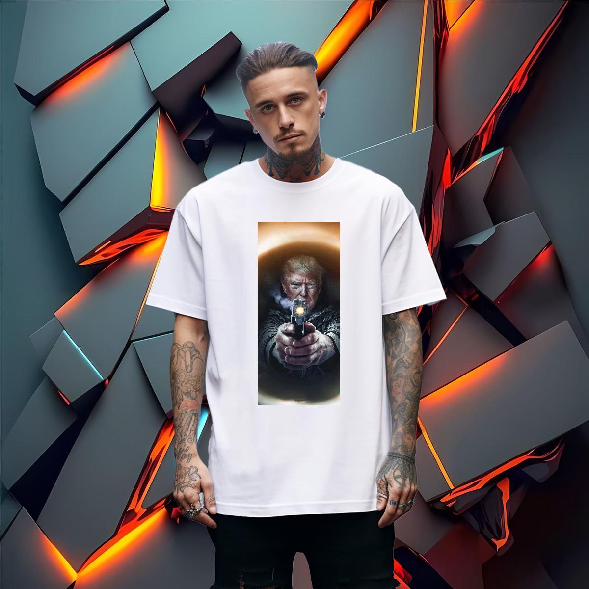 Loose Men T Shirts Fight 230g Cotton Summer Casual Cotton O Neck Short Sleeves Men Tops Tees Stylist Custom Cartoon Clothings