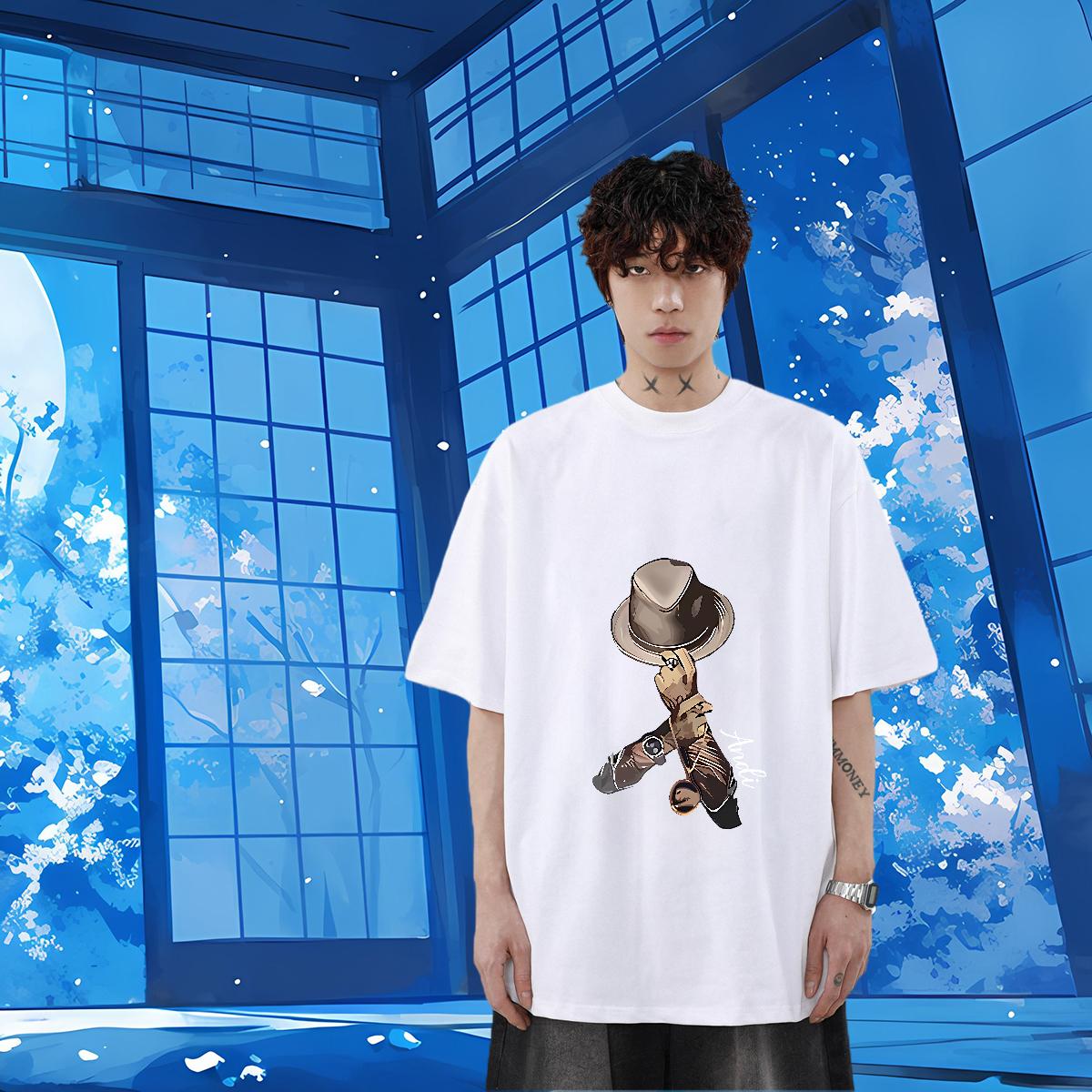 Classic Mens T Shirts Custom Anime Men Clothes T-Shirt Sport Short sleeve Cotton Soft Designer Tops Tees