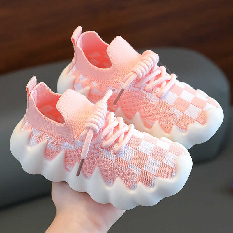 Sneakers Children's sports shoes summer new spring and autumn men's shoes trendy styles for girls breathable knitted shoes shoes