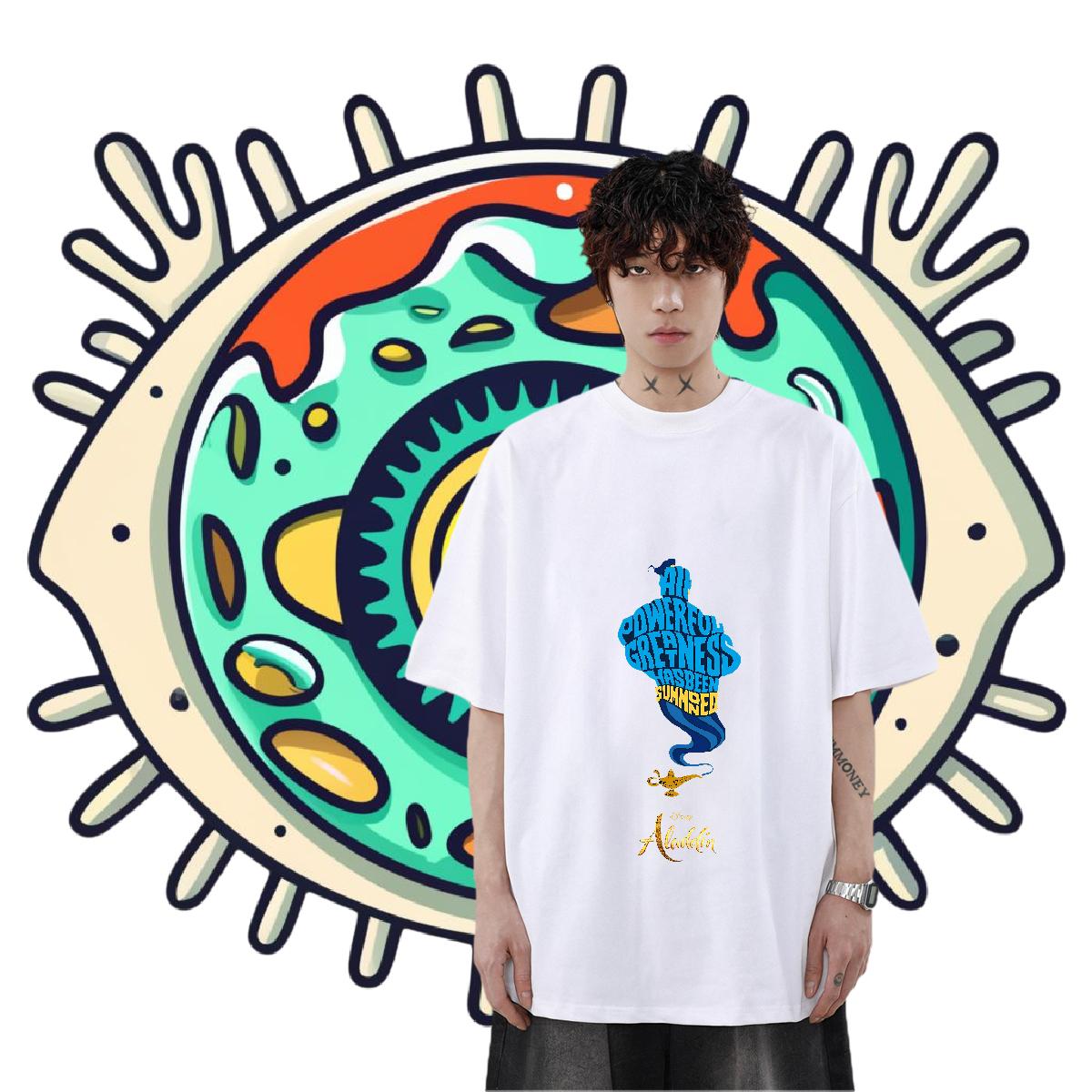 Casual New Men T Shirts DIY Logo Couples T Shirts Casual Beach Short Sleeve Cotton O-Neck Soft Top Tees