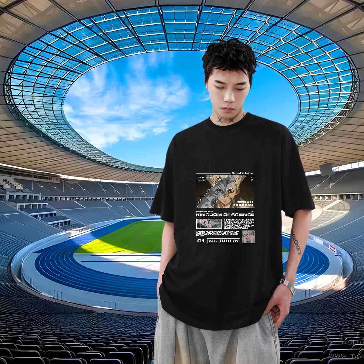 Brand Man T Shirts Hip Hop Short sleeve Cotton Soft Tshirt for Man Woman Fashion Custom Cartoon Tee Shirt