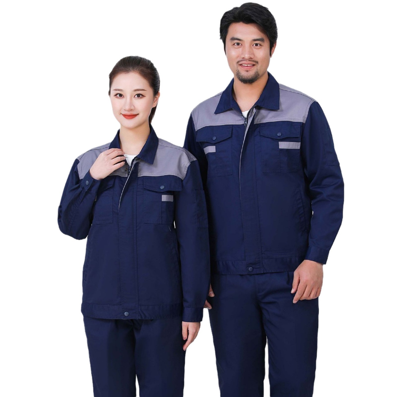 Straight hair dirt resistant set workshop, auto repair, welding, labor protection clothing, men's and women's workwear, embroidered wordsF71