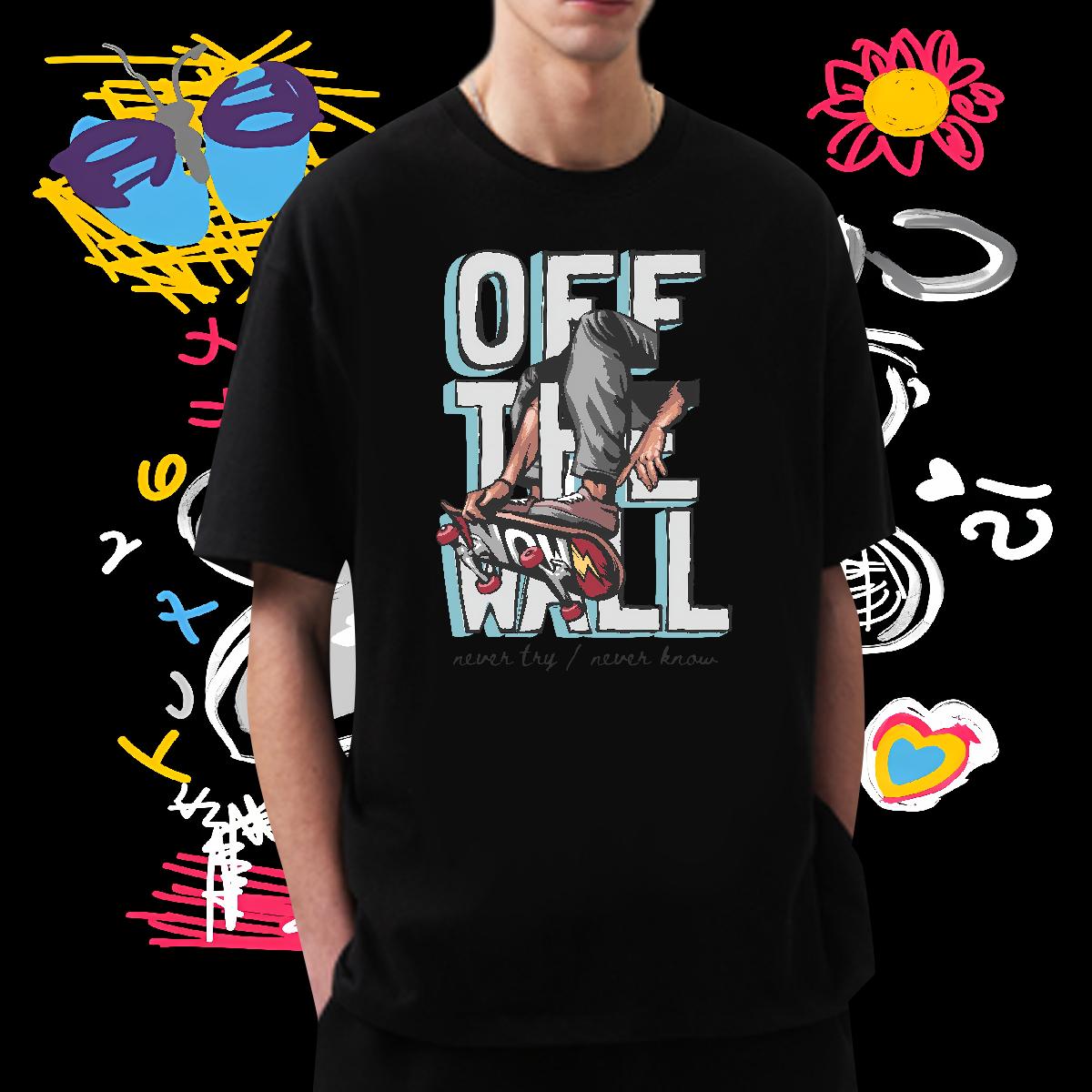 DIY Customized Mens T Shirts Graffiti Art 100% Cotton 230g Graphic Tshirts Daily Wear 180g Cotton Designer Clothings