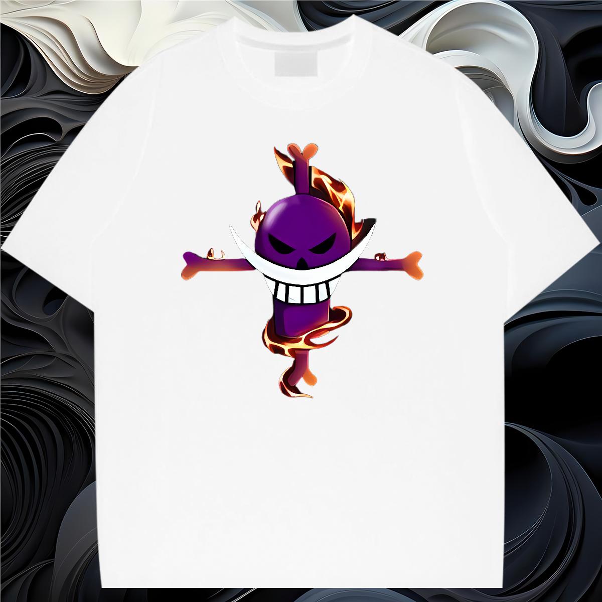 High Quality Mens T Shirts 1 230g Cotton Anime Printing Street Cotton Breathable Men Tees Wholesale Asian Size Tshirts