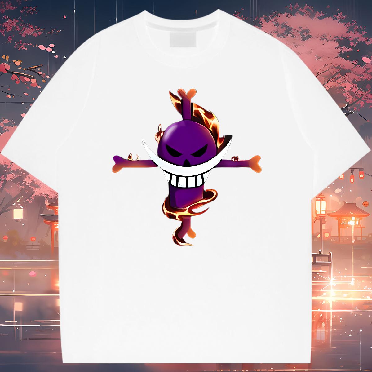 Popular Men T Shirts 1 100% Cotton 230g Casual Beach Breathable Short Sleeve Mens Tshirts Fashion Skull Tops Shirt