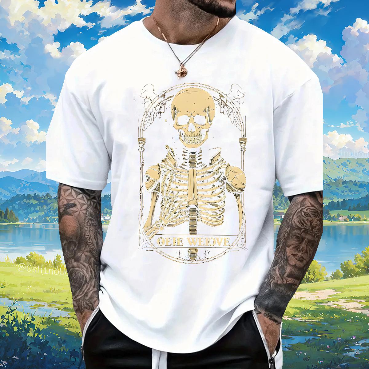 High Quality T-Shirts CY-240704056 230g 100% Cotton High Street Hip Hop 180g Cotton Men Tops Tees Stylist DIY Printed Tops Shirt