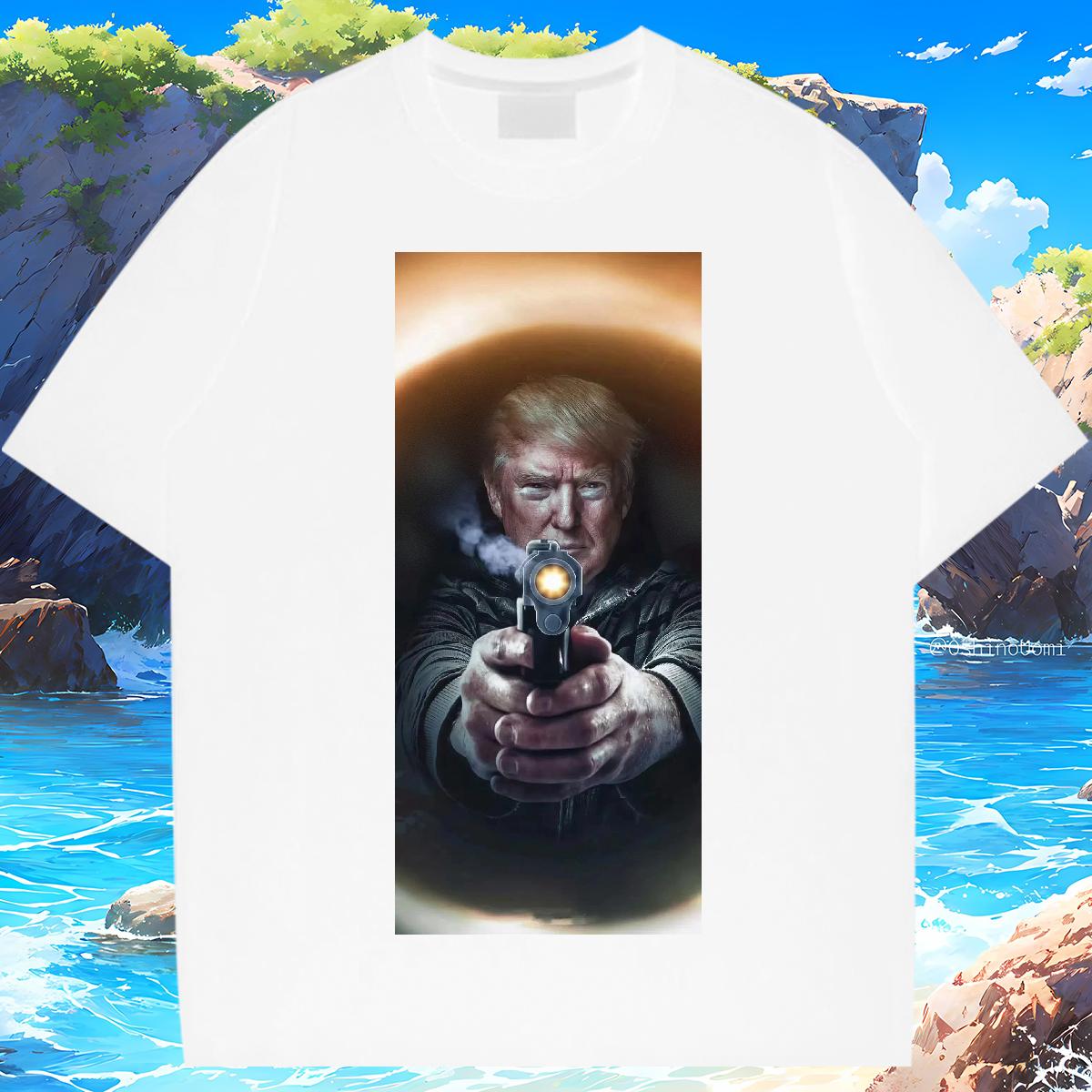 Soft Tshirts Fight 230g 100% Cotton Breathable Crew Neck High Street Hip Hop T-Shirts Anime Wholesale Tops