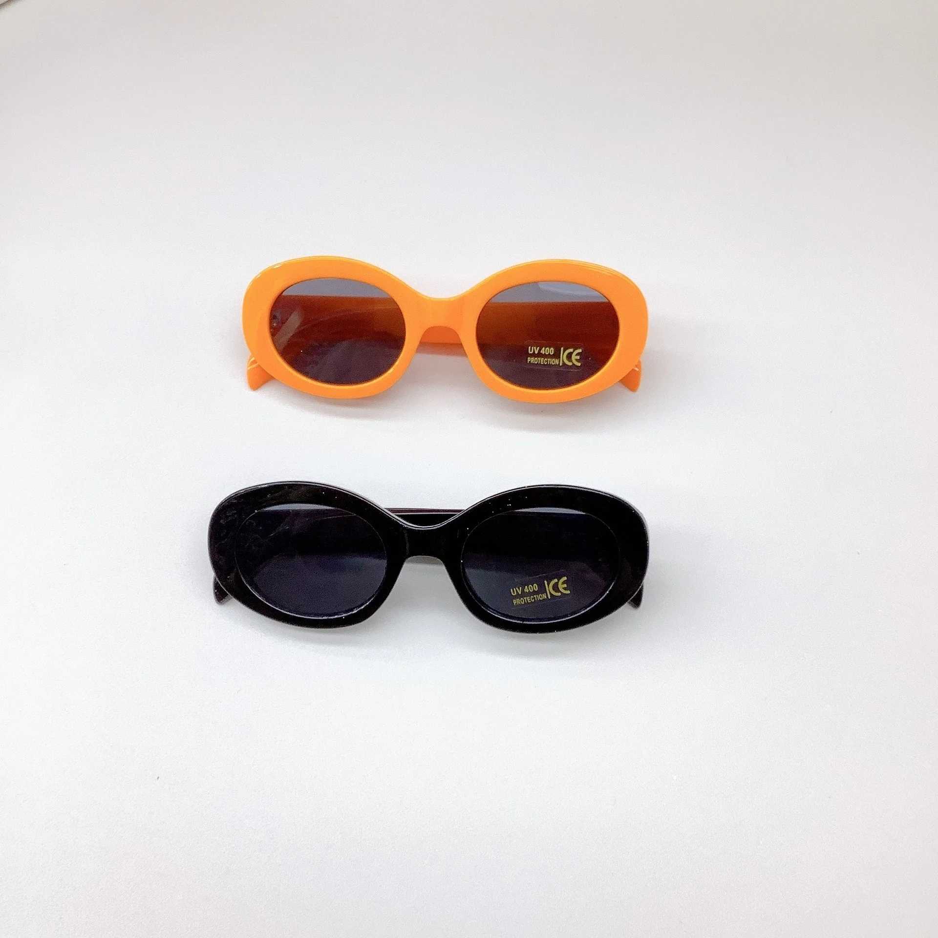 Sunglasses New fashionable oval frame childrens sunglasses fashion baby sunglasses same glasses