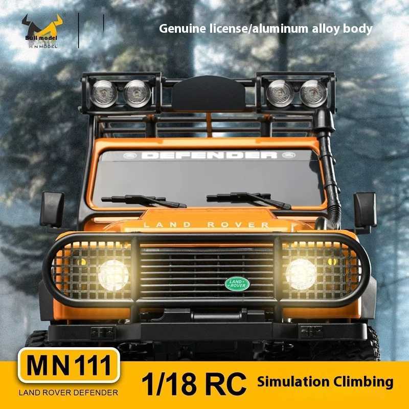 MN Model 1 18 Crawler Mn111 Kit Assembled Rc Adult Professional 4wd Off-road Vehicle Led Lights Metal Car Shell Diy Rc Car ToysM0715