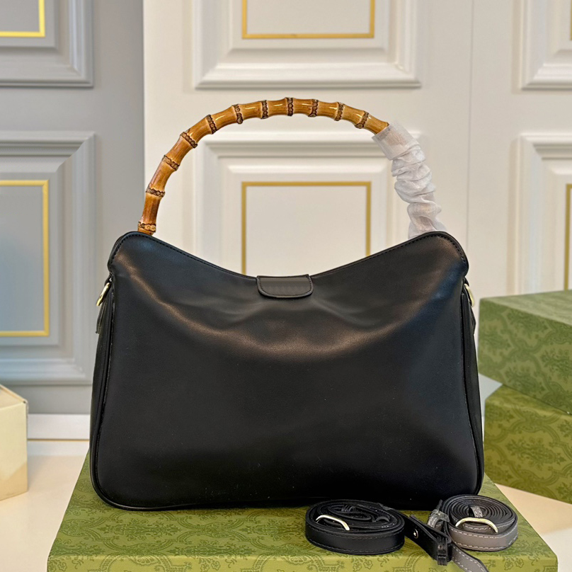 bamboo tote bag designer bag handbag women luxury bag shoulder bags womens fashion classic solid color handbags with dust bag