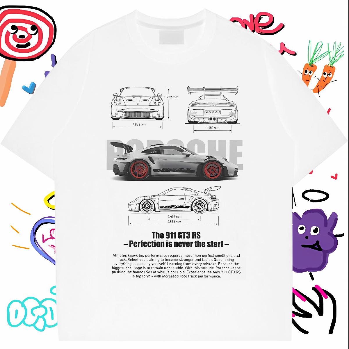 2024 Summer Men T Shirts fashion 230g 100% Cotton Custom Printing Street Casual Tshirts Crew Neck Cotton Breathable High Quality