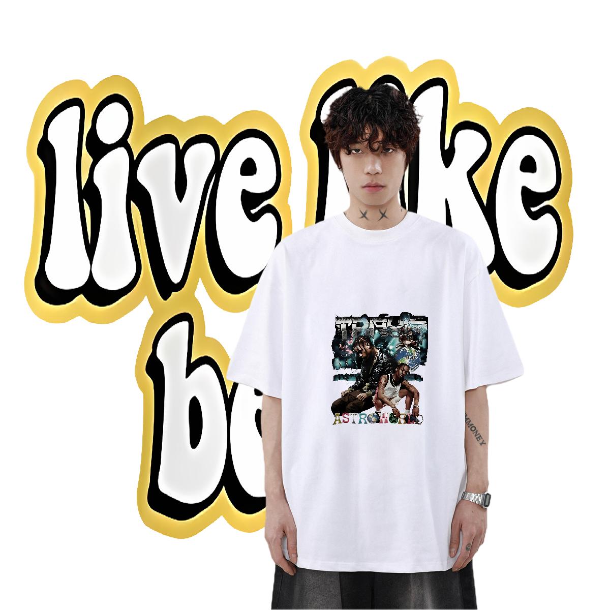 Popular Couples T Shirts Cotton Breathable Daily Wear Mens T Shirts DIY Anime Designer Fashion Tee Shirt