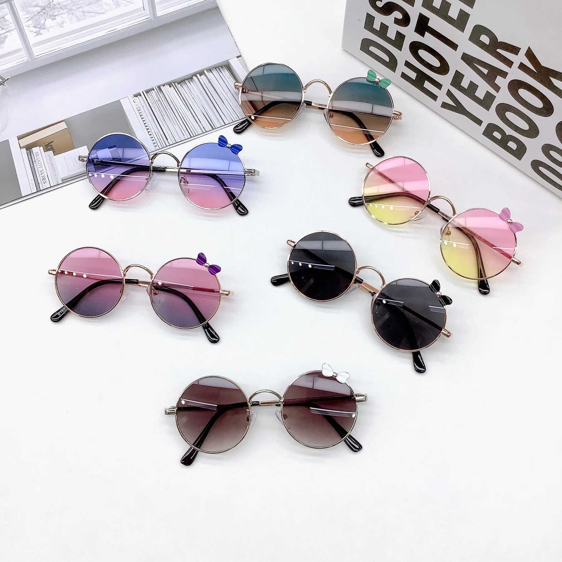 Sunglasses New Childrens Sunglasses Fashionable Sun Protection UV Protection Sunglasses Baby Glasses Tide