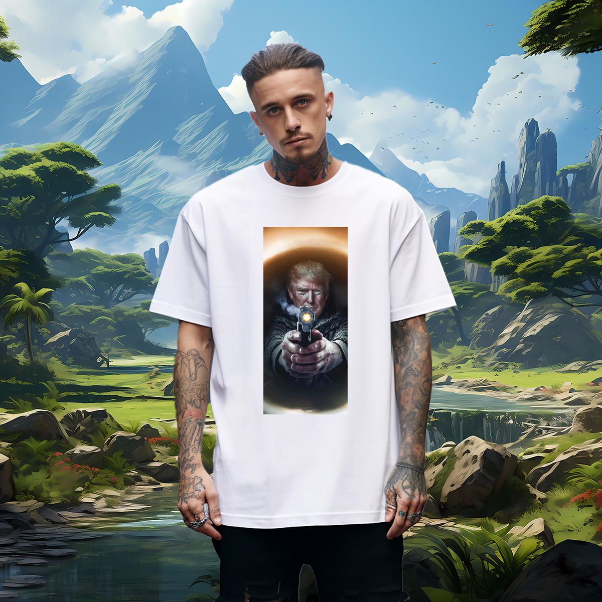 Cool Tshirt for Man Woman Fight 230g 100% Cotton Short sleeve Cotton Soft Street Casual T shirt DIY Printed New Designer Tops Tees