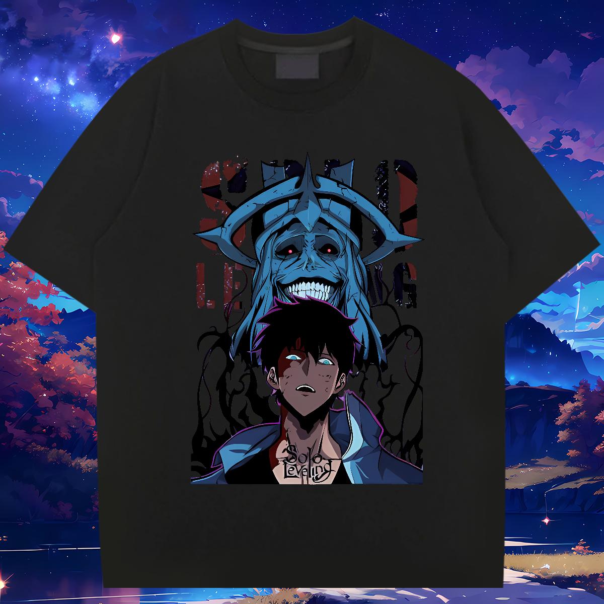 Fashion New T Shirts Men fashion 230g Cotton DIY Logo Tshirt for Man Woman Anime Printing Street Short Sleeve Cotton O-Neck Soft Tshirts