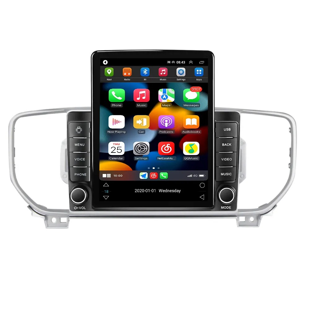 Car Video Radio Stereo Android Auto Carplay Multimedia Player for Kia Sportage 4 QL 2016-2018 4G LTE WIFI 2din GPS Autoradio