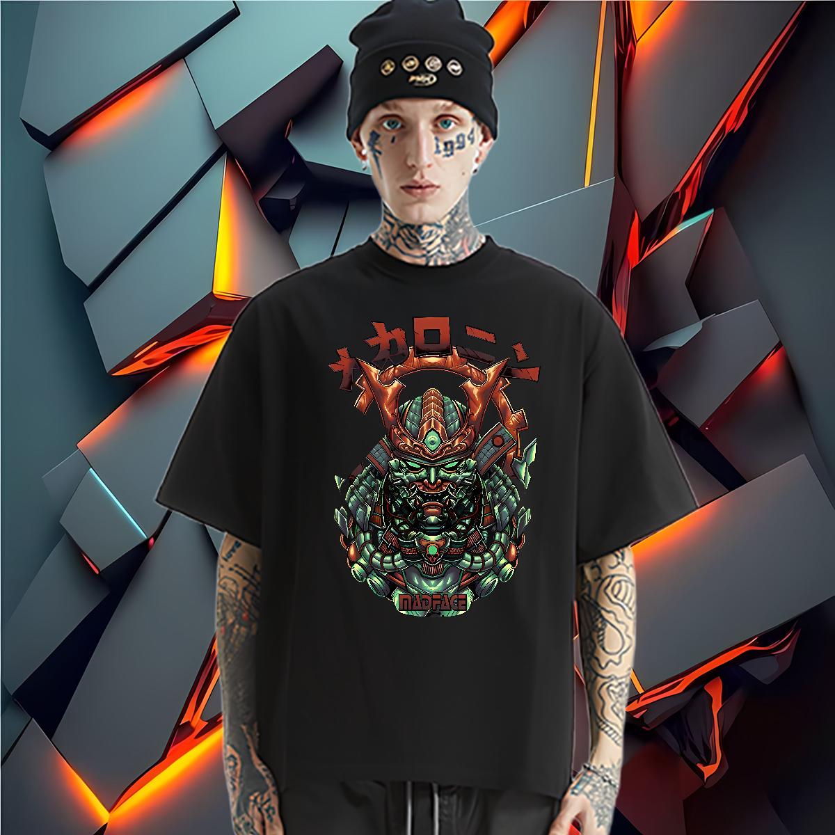 New T-Shirts fashion 230g Cotton White Plus Size Men Tshirts Home Outdoor Crew Neck Cotton Breathable Soft Tops Shirt