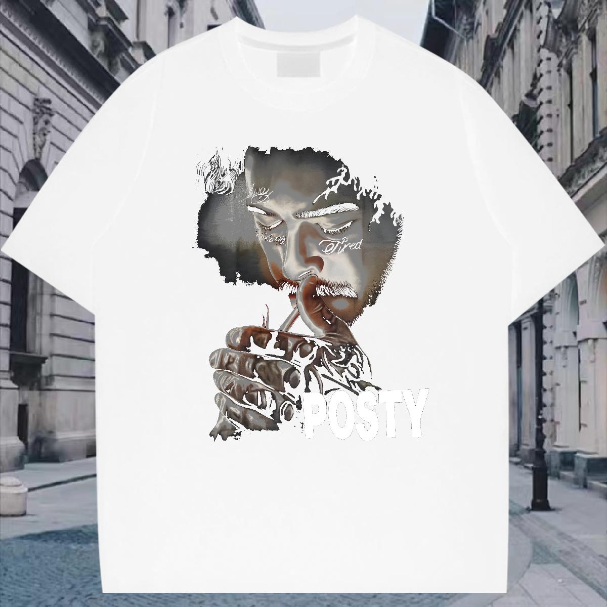 Custom Men T Shirts ZCY-240626001 230g 100% Cotton Custom Print Oversized Street Casual Tshirt for Man Woman Cotton Breathable Soft Cool Design