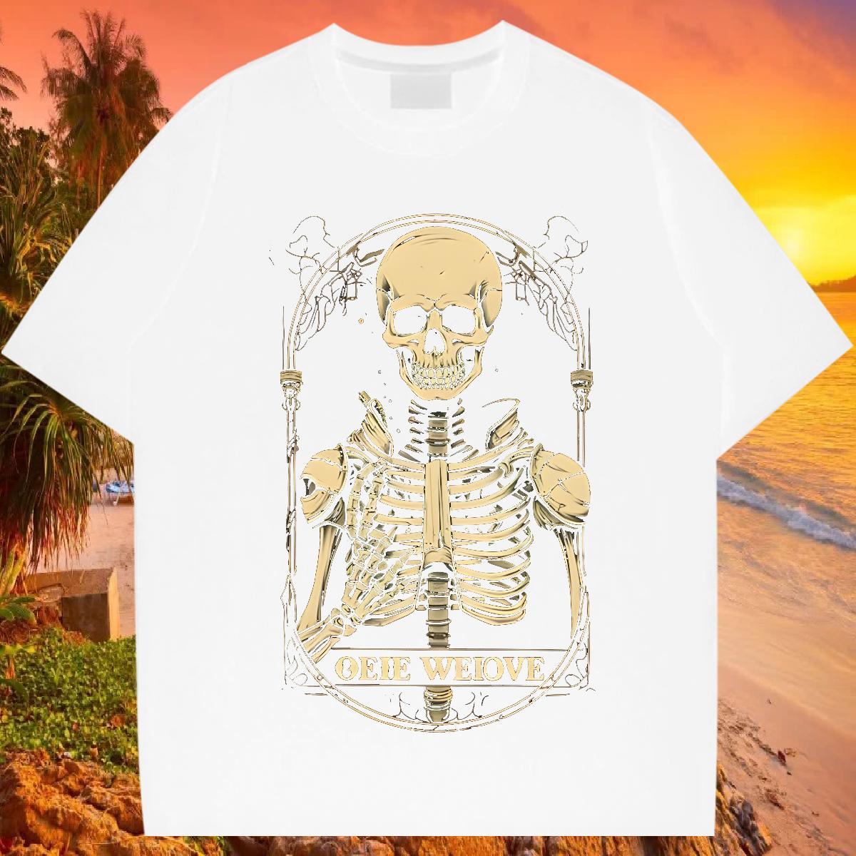 DIY Man T Shirts CY-240704056 100% Cotton 230g Custom Printing Outdoor Tshirts Breathable Short Sleeve Comfortable