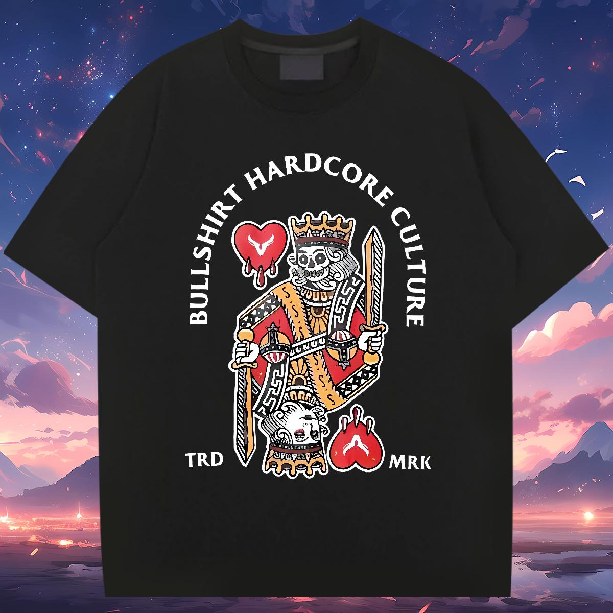 2024 New T-Shirts fashion 230g 100% Cotton Custom Print Plus Size Mens Tshirts Street Wear O-Neck Short Sleeve Cotton Loose Top Tees