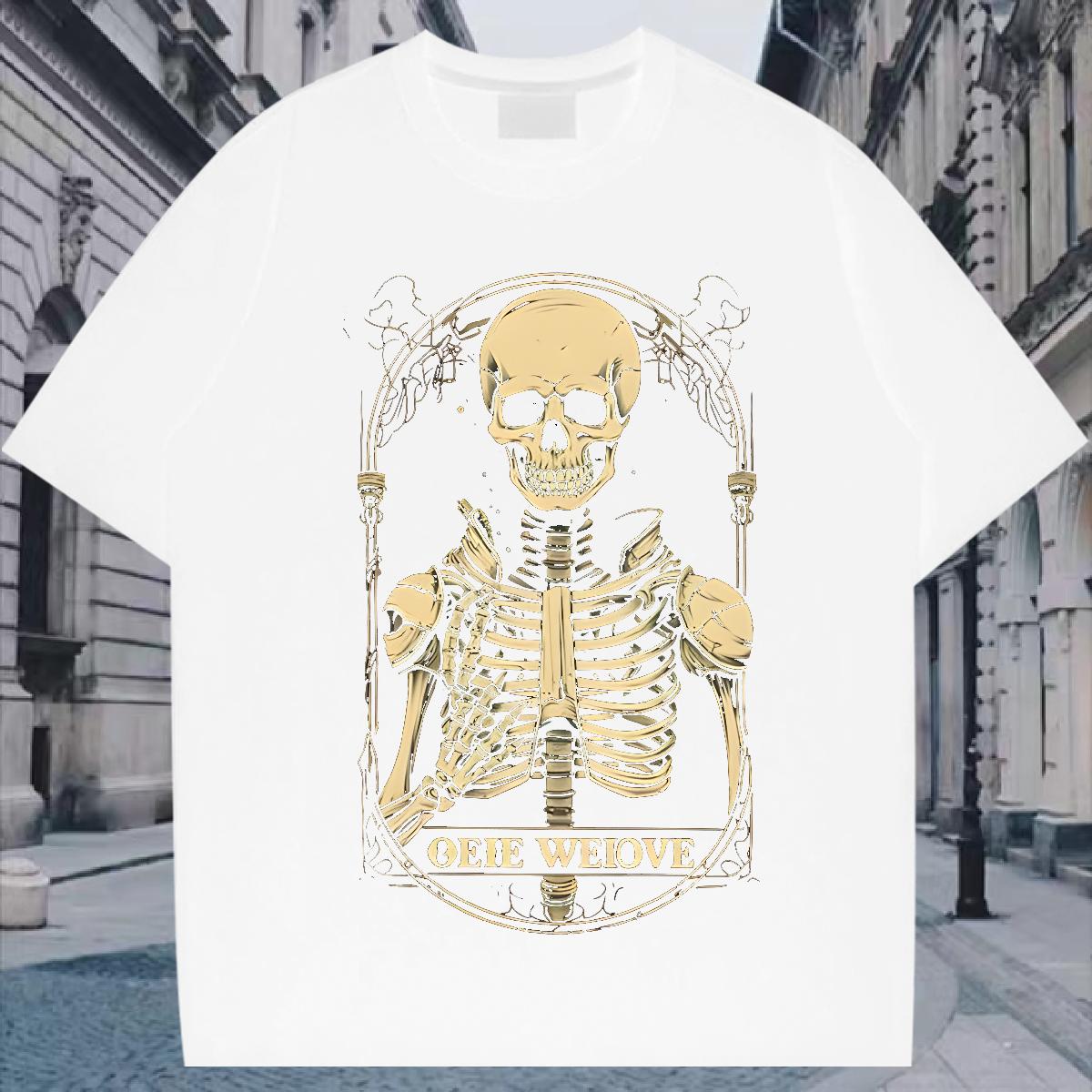 2024 T-Shirts for Men CY-240704056 100% Cotton 230g DIY Logo Hip Hop Men Tees Cotton O Neck Short Sleeves High Quality