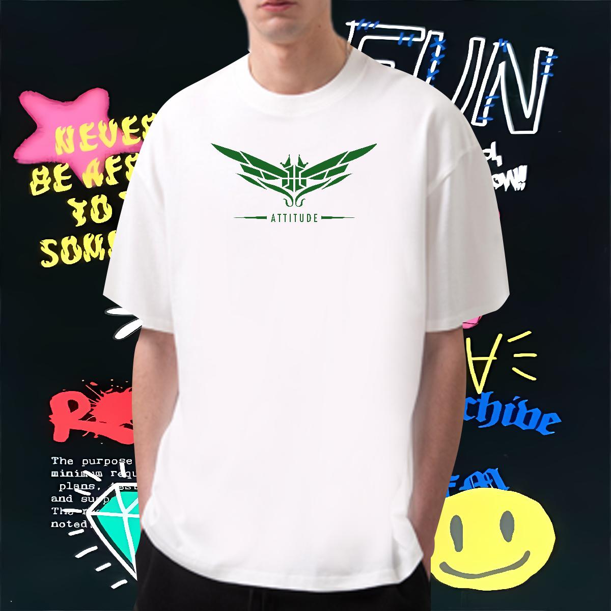 New Designer T shirt Wing 100% Cotton 230g Custom Printed Men Tops Tees Street Breathable Short Sleeve Popular Tees Shirts
