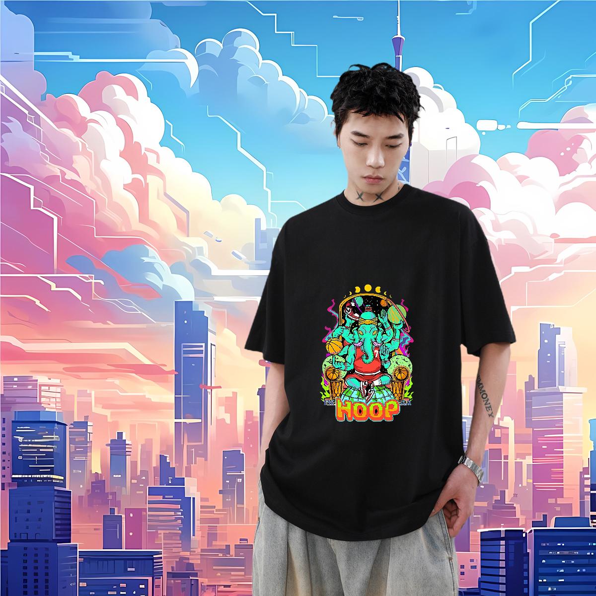 High Quality Men Tshirts Breathable Short Sleeve Casual Daily Wear T-Shirts for Men DIY Anime New Clothings