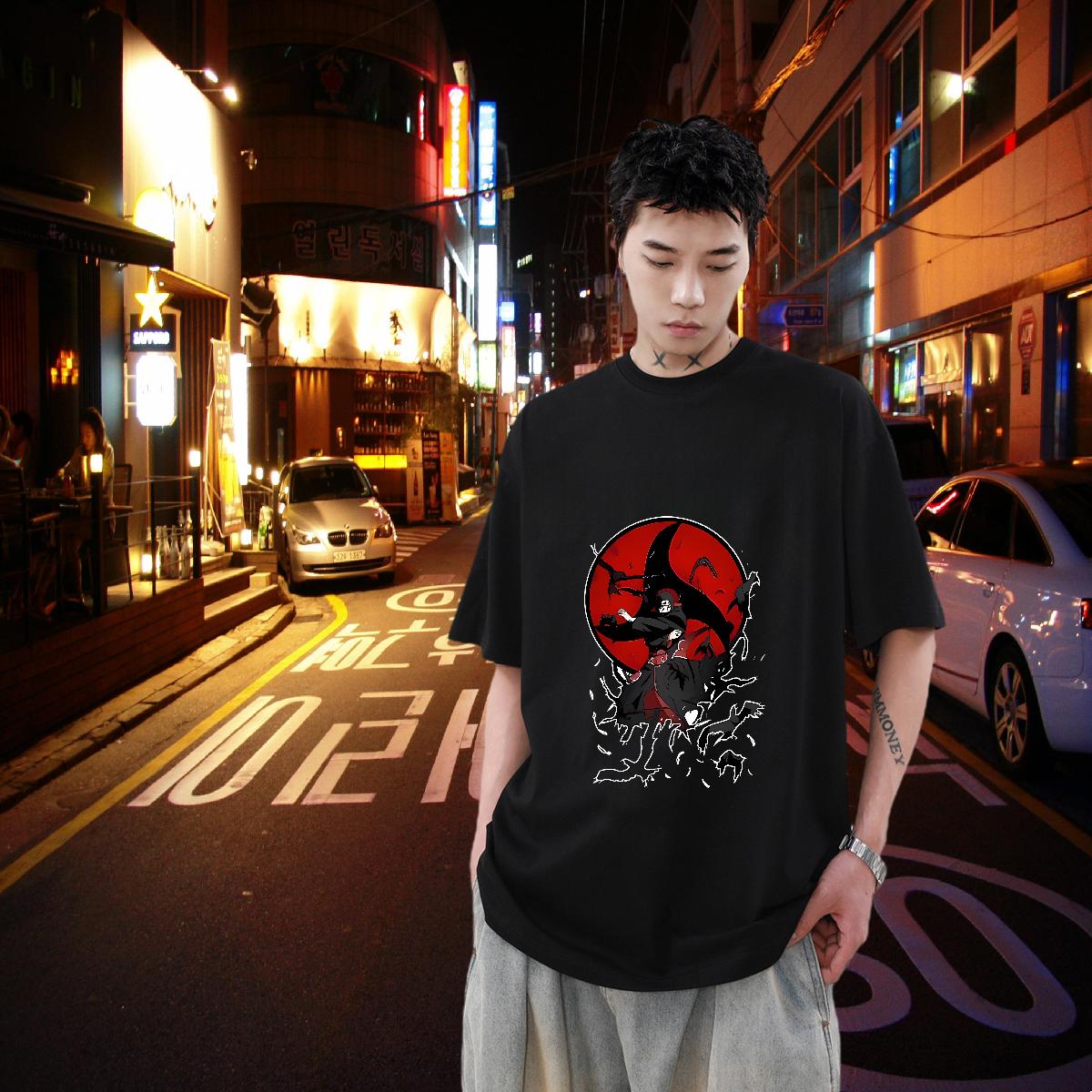 Unisex Men Tshirts Breathable Short Sleeve High Street Hip Hop Man T Shirts Customized Print 2024 Top Tees