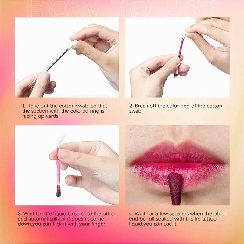 Peel-off Lip Glaze Waterproof Long Lasting Non-stick Cups Matte Sexy Red Tear-off Liquid Tattoo Lipsticks Lip Stain Cosmetic zxx240715