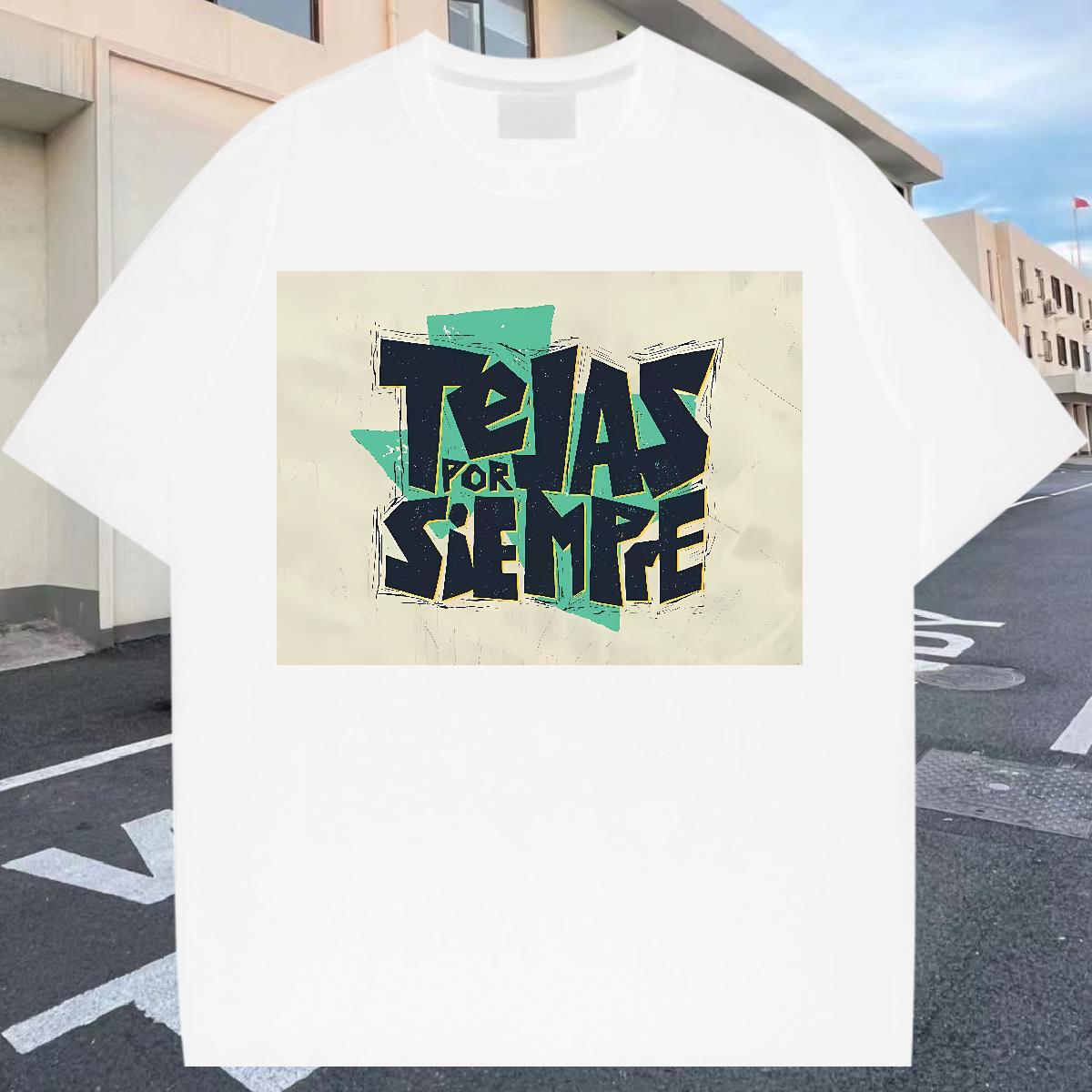 5A Men T Shirts Hip Hop Street Breathable Crew Neck Cotton Men Tees New Arrival Anime Print Wear