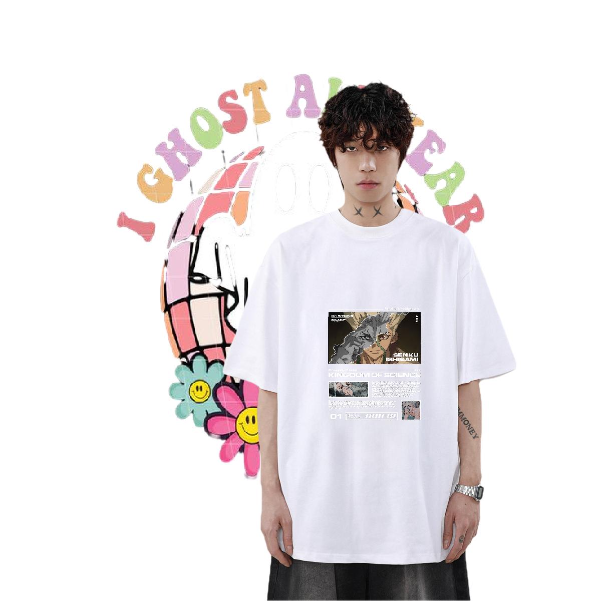 New Arrival T-Shirts Anime Print Tshirt for Man Woman Casual Daily Wear Cotton Breathable Soft Cool Design Polos