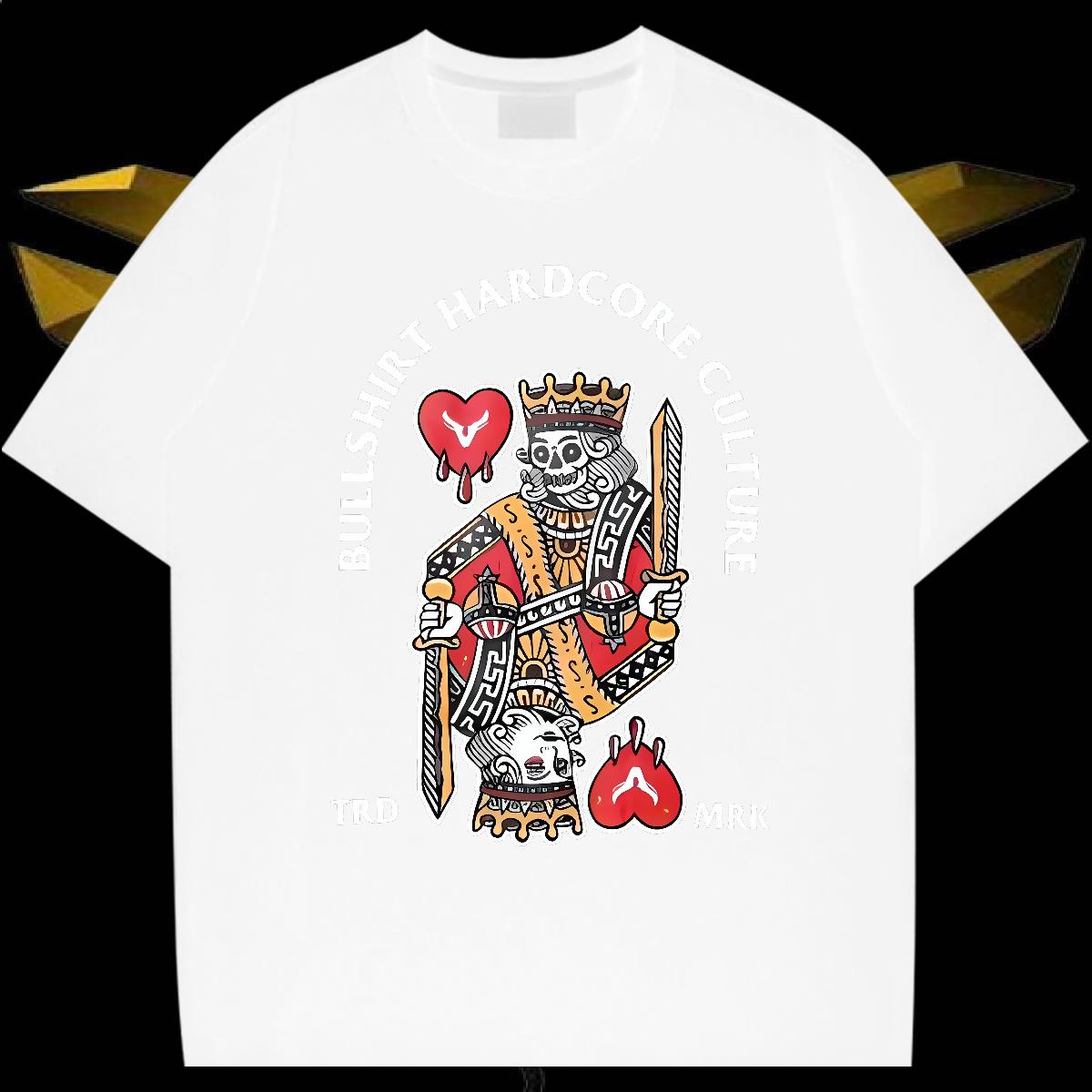 Classic Casual T-Shirts fashion 230g 100% Cotton Oversized Home Outdoor Couples T Shirts Breathable Short Sleeve Cool