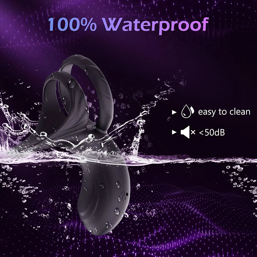 Sex Toys For Men Penis Ring Vibrator Ejaculation Delay Enlargement Adult Goods Intimate Erotic Products Shop 240711