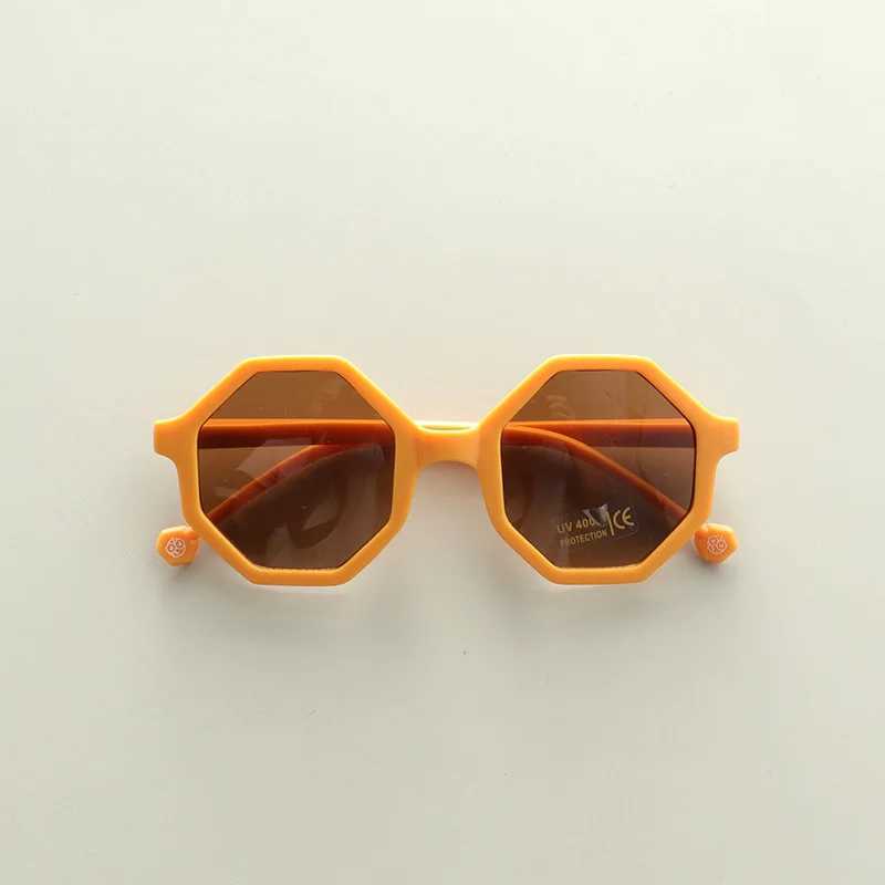 Sunglasses Childrens glasses Summer sunglasses Dark glasses Baby glasses Polygonal frame glasses