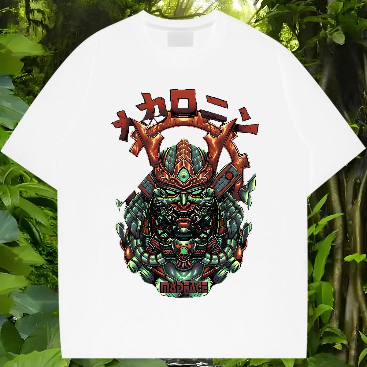 2024 Summer Men T Shirts fashion 100% Cotton 230g Custom Cartoon Men Tees Casual Cotton Breathable High Quality Clothes