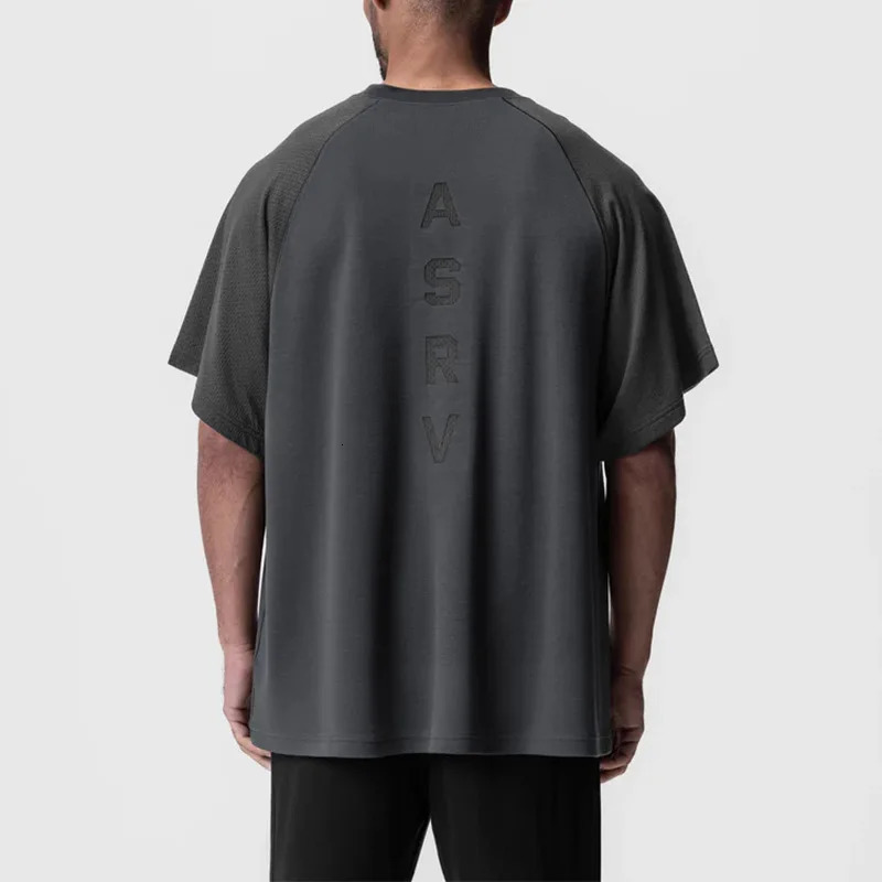 Men's T-Shirts Summer Mens Casual Short-Sleeved T-Shirt Gym Fitness Sports Quick Dry Basketball Tee Bodybuilding Workouts Sweatshirt Clothing 240
