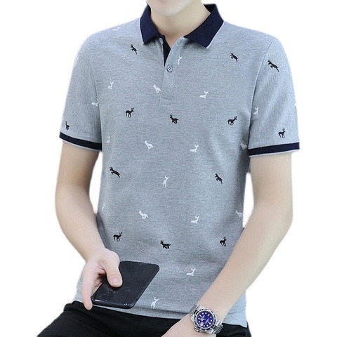 Fashion Slim Fit Flip Collar Harajuku Style T-shirt Top Clothes 2022 New Casual Short Sleeve Instagram Summer Dress