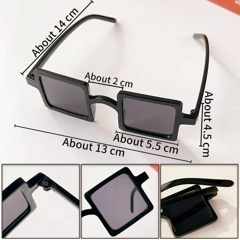 Sunglasses 2022 Children Cute Vintage Square Sunglasses Boys Girls Leopard Punk Sunglasses Children Shades UV400 Kids Polarized Sunglasses