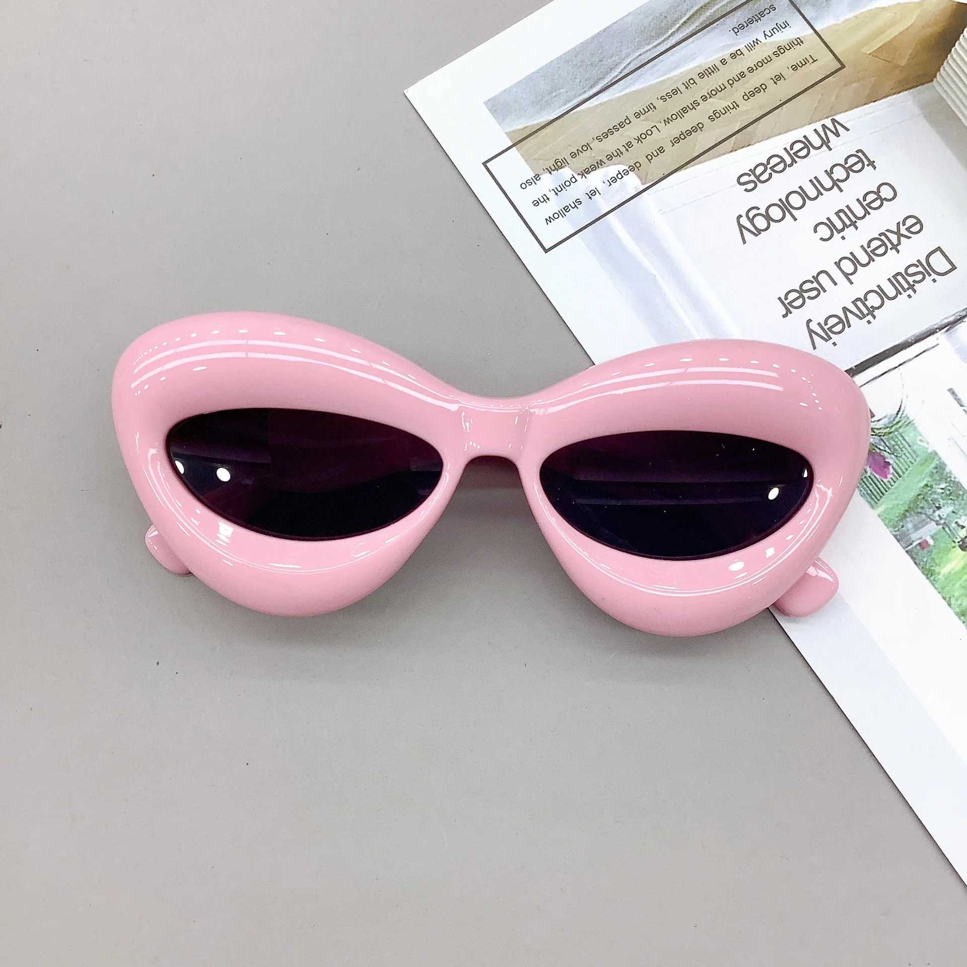 Sunglasses 2023 new cat-eye adult sunglasses fashion INS style candy color sunglasses versatile glasses female