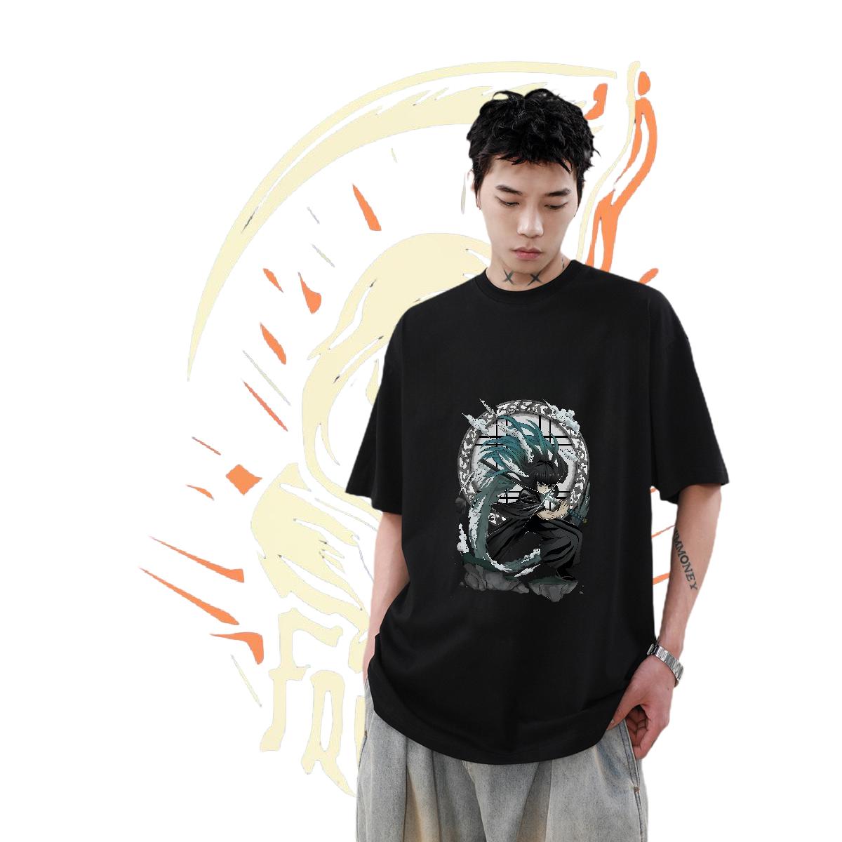 Loose Fit Men Tees Breathable Crew Neck Spring Summer T shirt Skull Classic Casual Clothings