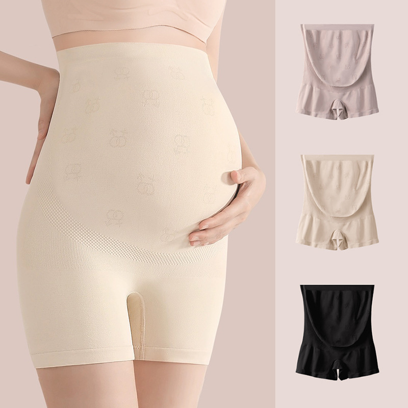 Summer New Maternity Safety Pants Flat Corners Pant Flat Corner Pregnancy Waist Support High Waist Underwear