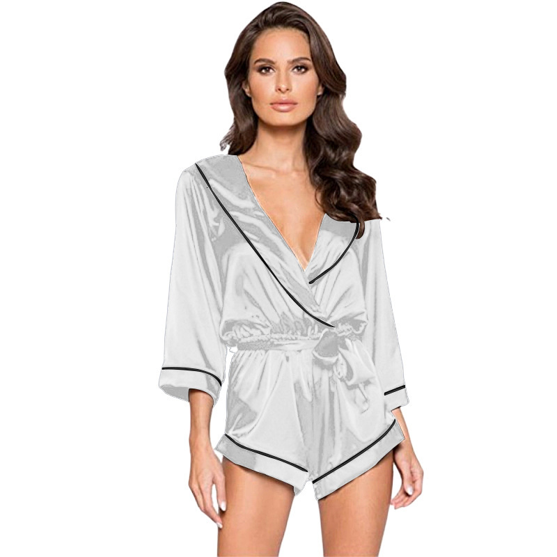Sexy Snake Skin Short Women S Sleepwear Loose And Short, Leak Out Humorous Home Wear Sleepwear Designer