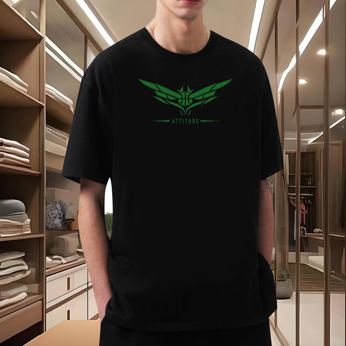 2024 Designer T Shirt For Man Wing 230g 100% Cotton DIY Logo Street wear Hip Hop Men Clothes T-Shirt Cotton Breathable Unisex