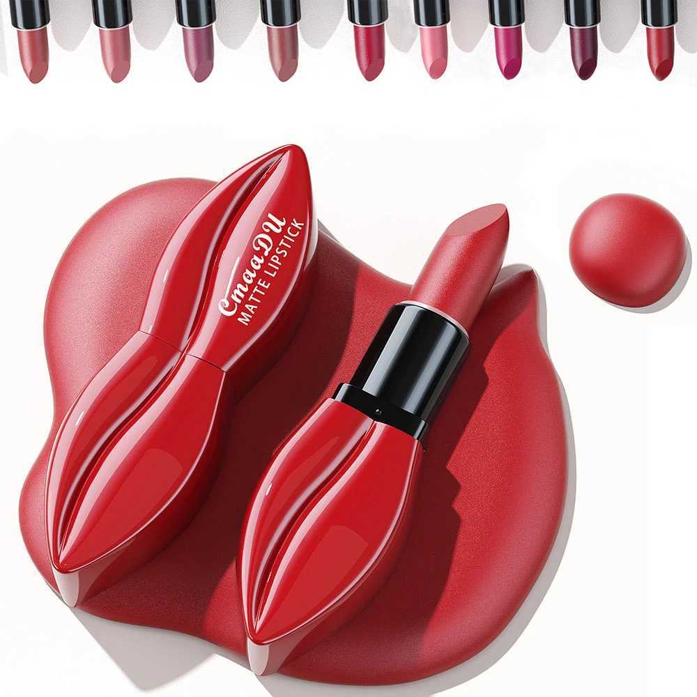 Natural Smooth Matte Waterproof Velvet Nude Lipstick Sexy Red Brown Lip stick Pigments Makeup Lipgloss Long Lasting zxx240715