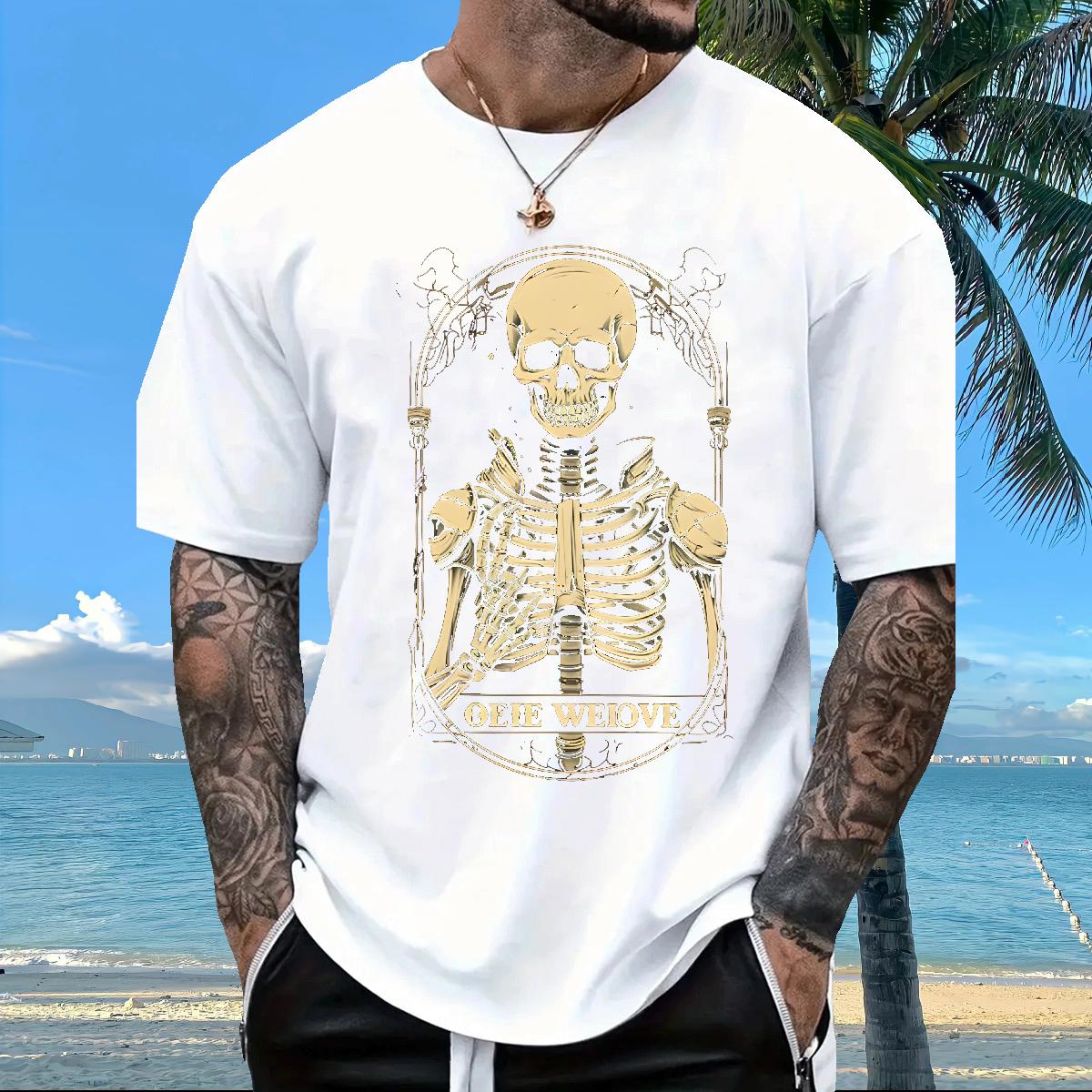 2024 DIY Mens T Shirts CY-240704056 230g 100% Cotton Anime Casual Beach Men Tops Tees Cotton Breathable 5A