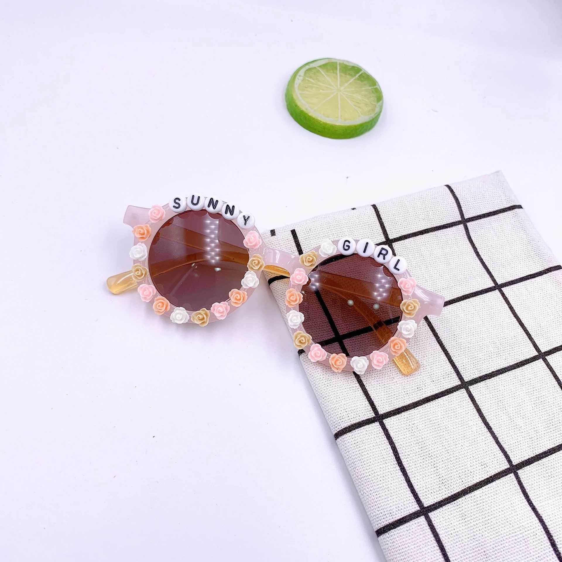 Sunglasses DIY Childrens Sunglasses New sticky letter cute personality childrens sunglasses Fashion Street Photo cool glasses sunglasses